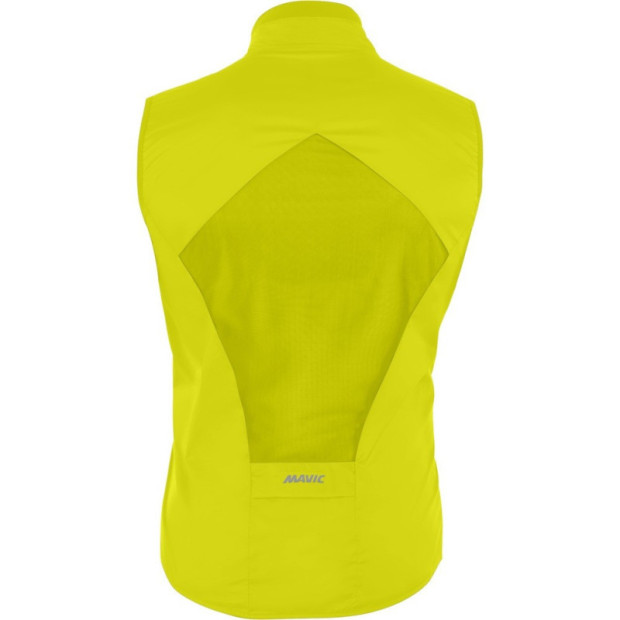 Gilet Coupe-Vent sans Manche Mavic Sirocco Jaune