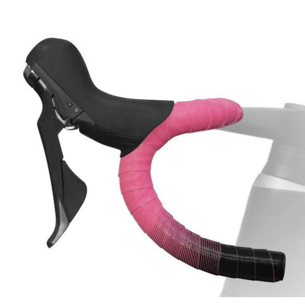 Guidoline Fizik Vento Microtex Tacky Bicolore - 2 mm - Rose Fluo-Noir