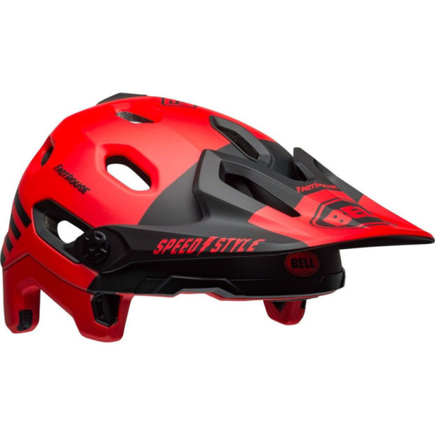 Casque Bell Super DH MIPS Rouge/Noir FastHouse