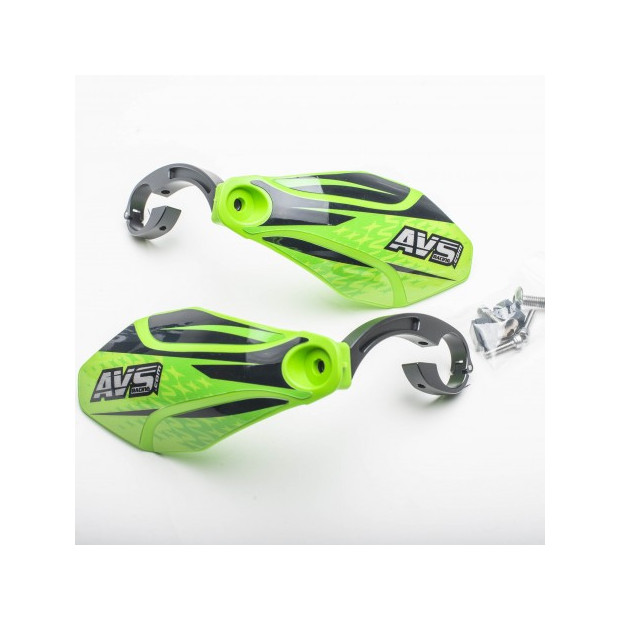 Protège-main AVS Racing - KIT DECO (patte alu avec charnière)