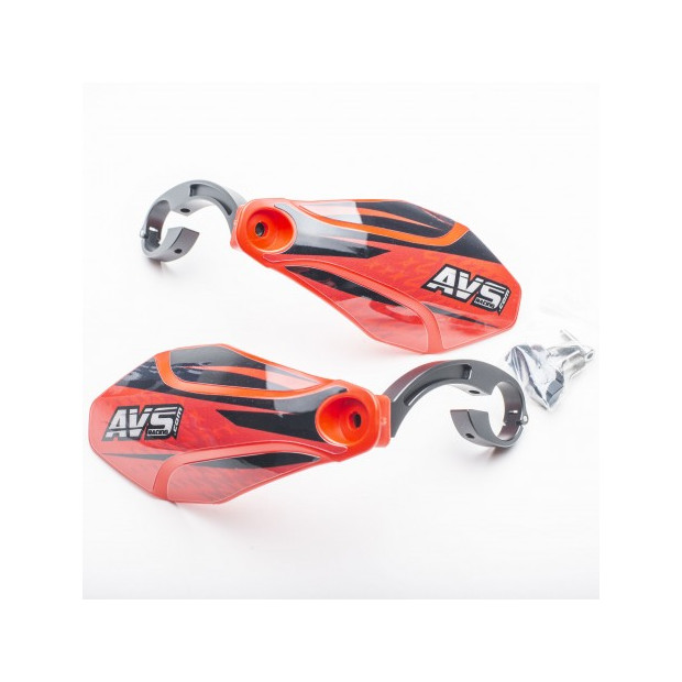 Protège-main AVS Racing - KIT DECO (patte alu avec charnière)