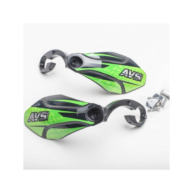 Protège-main AVS Racing - KIT DECO (patte alu avec charnière)