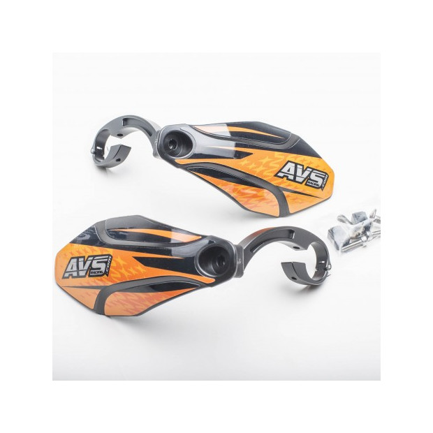 Protège-main AVS Racing - KIT DECO (patte alu avec charnière)