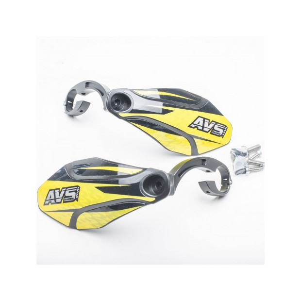 Protège-main AVS Racing - KIT DECO (patte alu avec charnière)