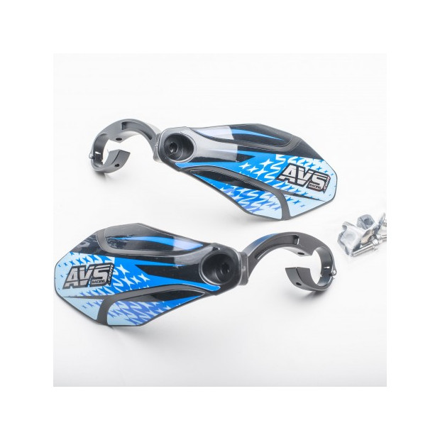 Protège-main AVS Racing - KIT DECO (patte alu avec charnière)