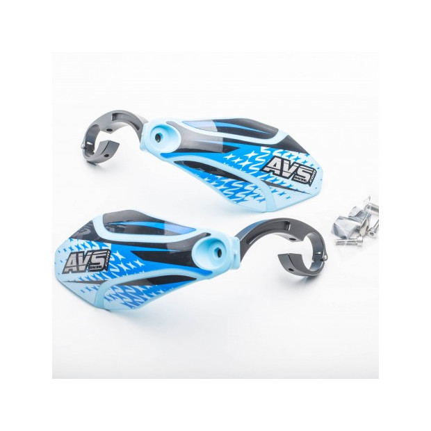 Protège-main AVS Racing - KIT DECO (patte alu avec charnière)