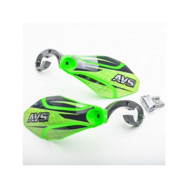 Protège-main AVS Racing - KIT DECO (patte alu avec charnière)