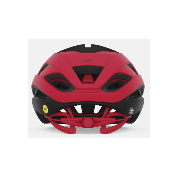 Casque Route Giro Eclipse Spherical Noir/Blanc/Rouge