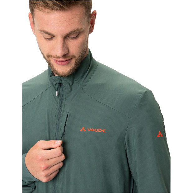 Veste Gravel Coupe-Vent Vaude Kuro Air Vert Forêt