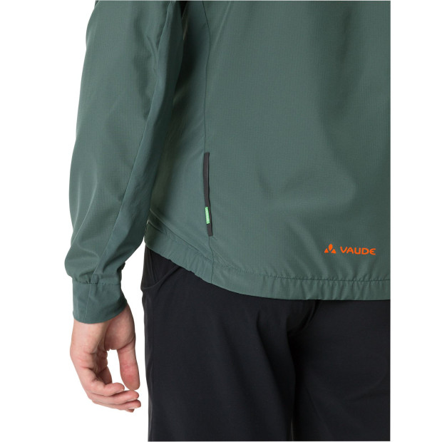 Veste Gravel Coupe-Vent Vaude Kuro Air Vert Forêt