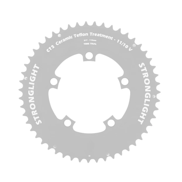 Plateau Extérieur Stronglight Time Trial 7075 - T6 CT2 110 mm 11 V