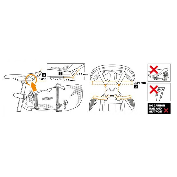 Sacoche de Selle Ortlieb Seat-Pack QR 13L