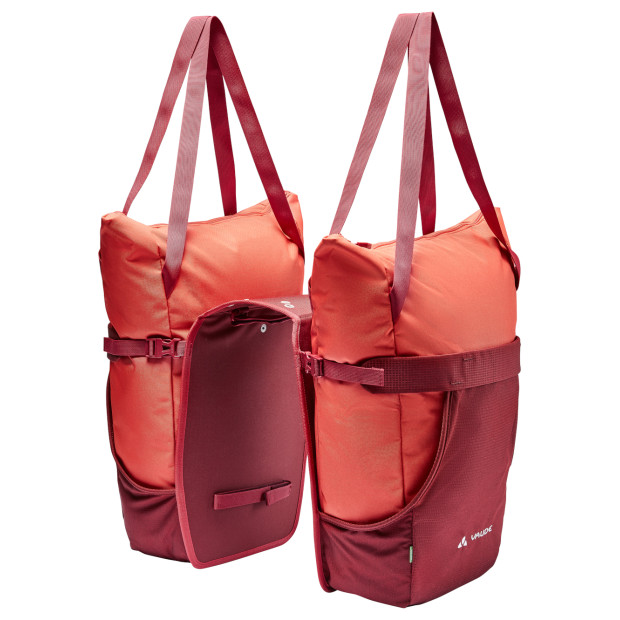 Paire de Sacoche Arrière Vaude TwinShopper 44L Rouge