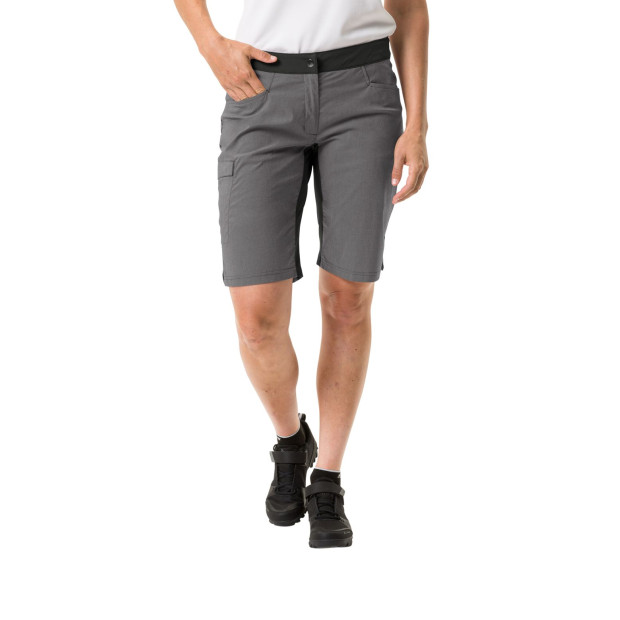 Short Femme avec Insert Vaude Tremalzo II Noir