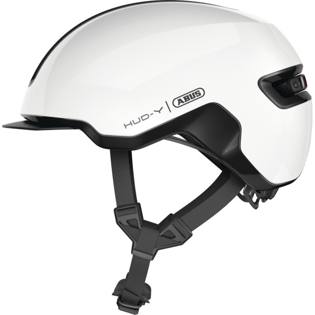 Casque Ville Abus Hud-Y Blanc Brillant