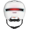 Casque Ville Abus Hud-Y Blanc Fleuri