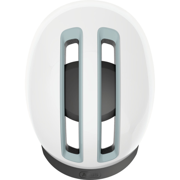 Casque Ville Abus Hud-Y Blanc Fleuri