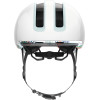 Casque Ville Abus Hud-Y Blanc Fleuri