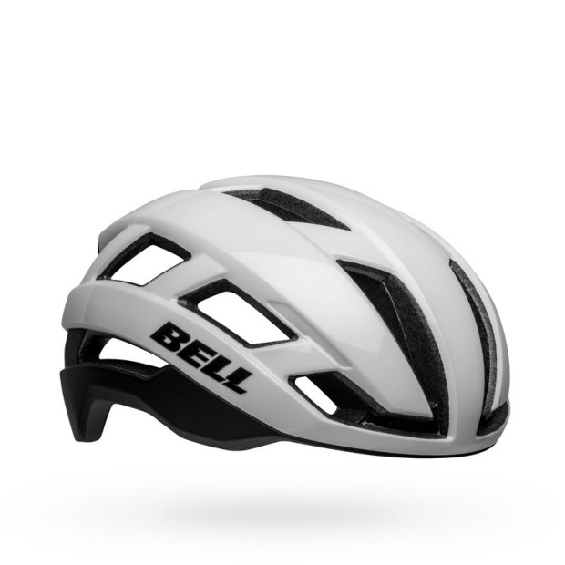 Casque Bell Falcon XR Led MIPS - Blanc Brillant/Noir Mat