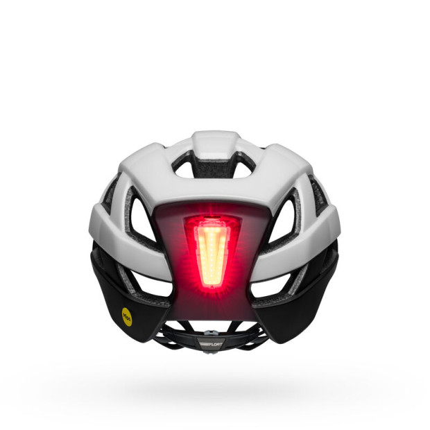 Casque Bell Falcon XR Led MIPS - Blanc Brillant/Noir Mat