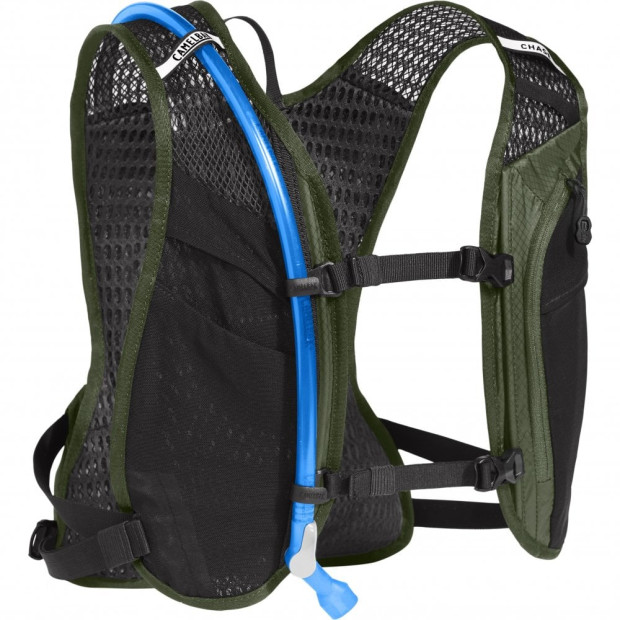 Sac à dos VTT Camelbak Chase Bike Vest - Vol. 4 l / Poche à eau 1,5 l Vert Armée