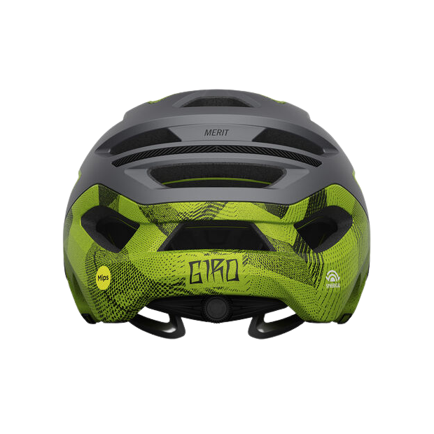 Casque VTT Giro Merit Spherical Noir Métallique/Citron Vert