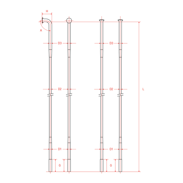 Rayons DT Swiss Champion 2.0 Straightpull Noir x1