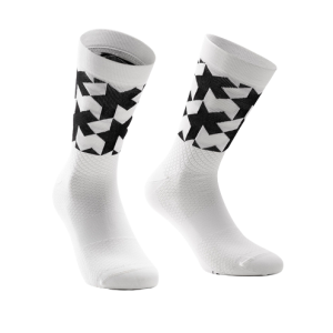 Chaussettes Assos Monogram_evo8 Blanc Saint