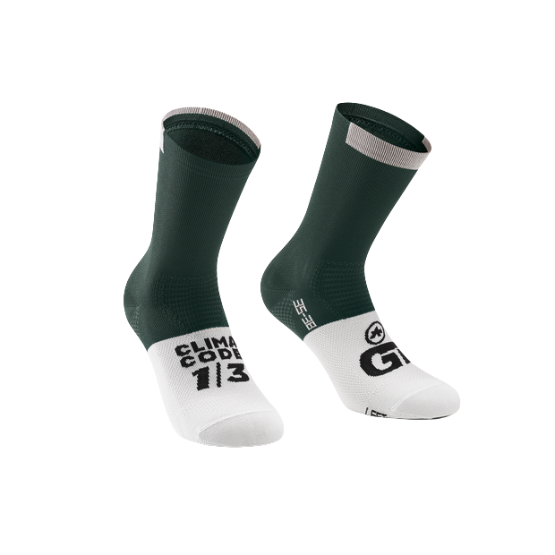 Chaussettes Eté Assos GT C2 16cm Vert Grenade