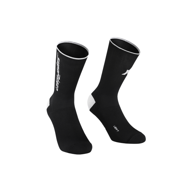 Chaussettes Assos RS Superleger -  Série Noire