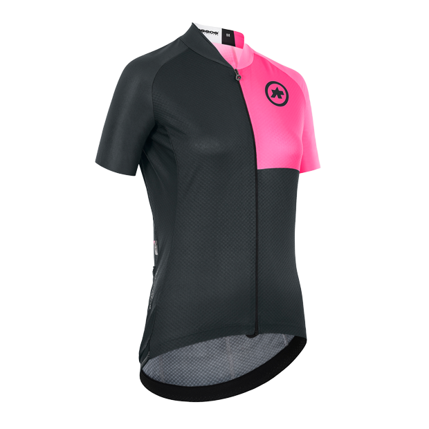 Maillot Route Femme Assos Uma GT Stahlstern Rose Fluo