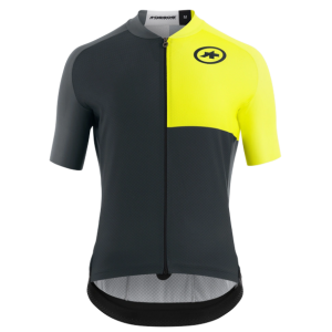 Maillot Route Assos Mille GT C2 EVO Stahlstern Noir/Jaune
