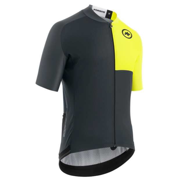 Maillot Route Assos Mille GT C2 EVO Stahlstern Noir/Jaune