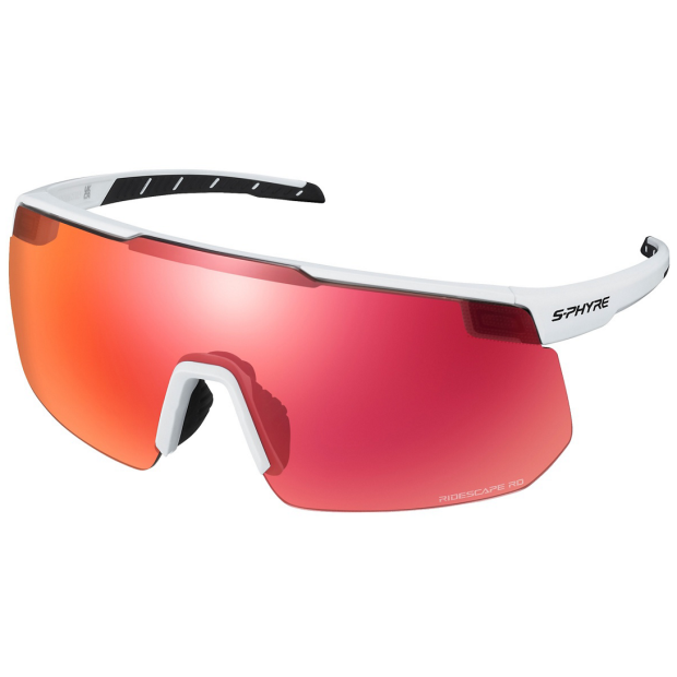 Lunettes Shimano S-Phyre 2 Blanc Métallique Verres Route