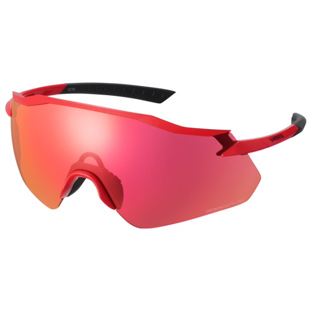 Lunettes Shimano Equinox 4 Rouge Métallique Verres Road