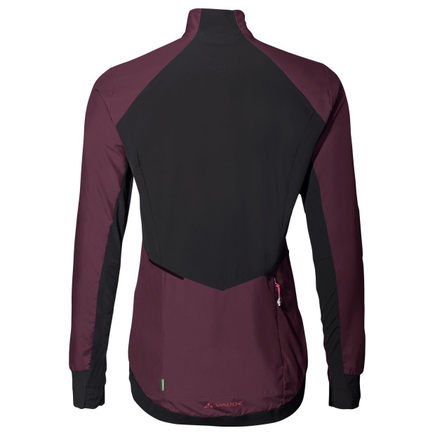 Veste Femme Gravel Coupe-Vent Vaude Kuro Air Cassis