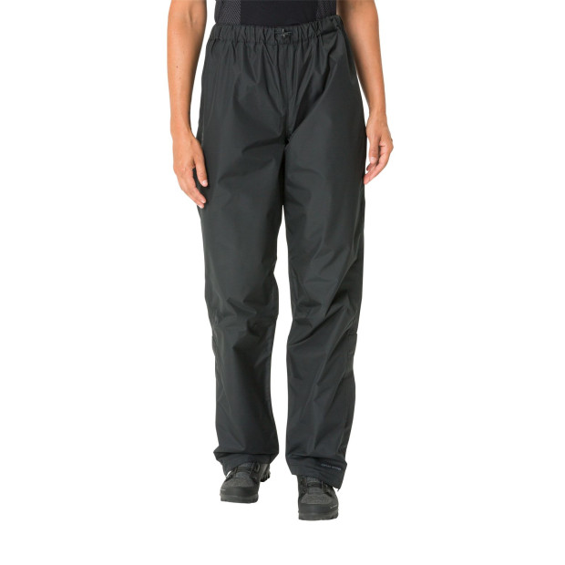 Pantalon de Pluie Femme Vaude Fluid S/S+L/S - Noir