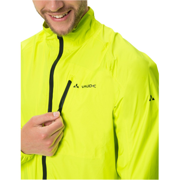 Veste de Pluie Vaude Men's Drop Jacket III Jaune Brillant