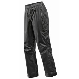 Pantalon Imperméable Vaude Fluid Full-zip Pants II S/S - Noir