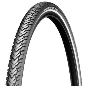 Pneu Trekking Michelin Protek Cross Tringles Rigides 700x35C (37-622) Noir Reflex