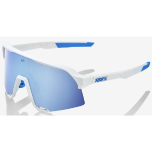 Lunettes 100% S3 Blanc Team Movistar / Verres Miroir HiPER Bleu Multicouche