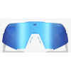 Lunettes 100% S3 Blanc Team Movistar / Verres Miroir HiPER Bleu Multicouche