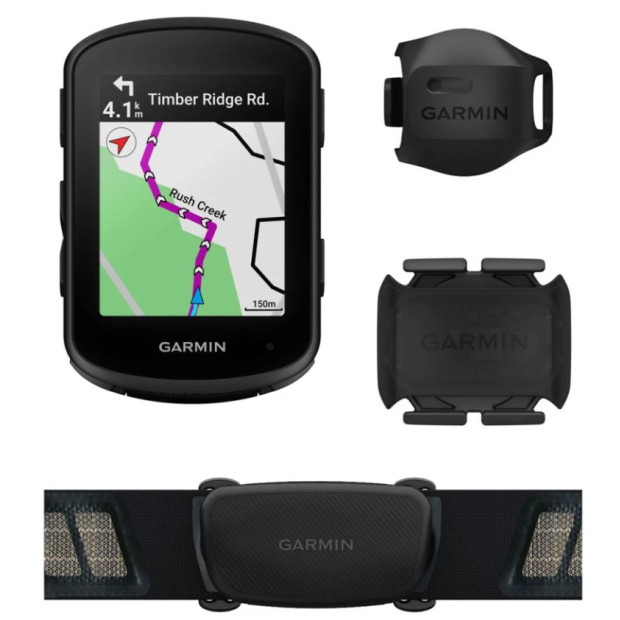 Compteur GPS Garmin Edge 840 + Capteurs de Vitesse/Cadence + Ceinture Cardio