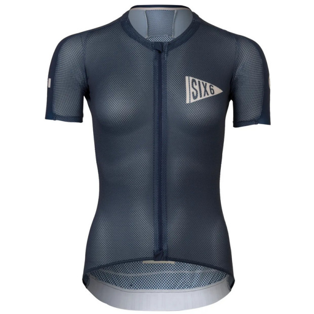 Maillot Route Femme Agu Six6 Bleu