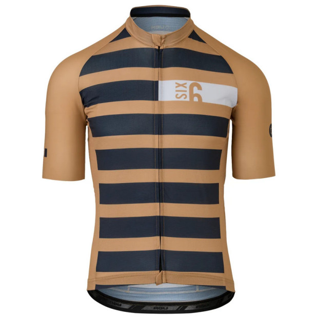 Maillot Route/Gravel Agu Six6 Beige/Bleu