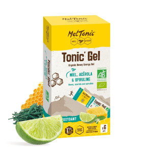 Gel Energétique Bio Meltonic Antioxydant Miel/Acérola/Spiruline 6x20g