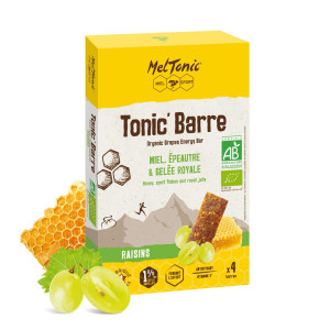 Barre Energétique Bio Meltonic Tonic Raisins 4x25g