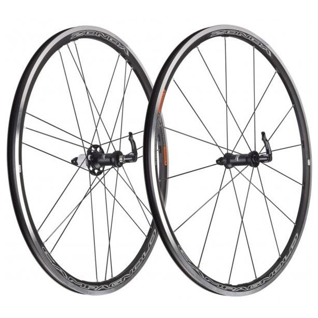 Paire de Roues Campagnolo Zonda QR Freins sur Jante Corps Shimano HG11