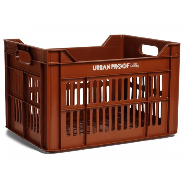 Caisse de Transport Plastique Recyclé Urban Proof Avant/Arrière - 30 l - Marron