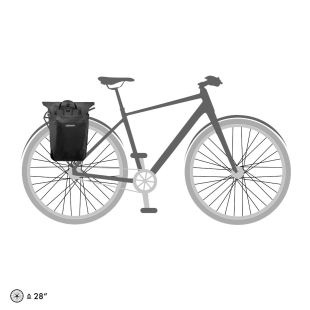 Sacoche Ortlieb Vario PS QL2.1 Vol. 20 L - Noir